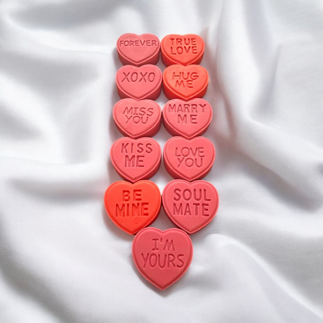 Candy heart soaps !