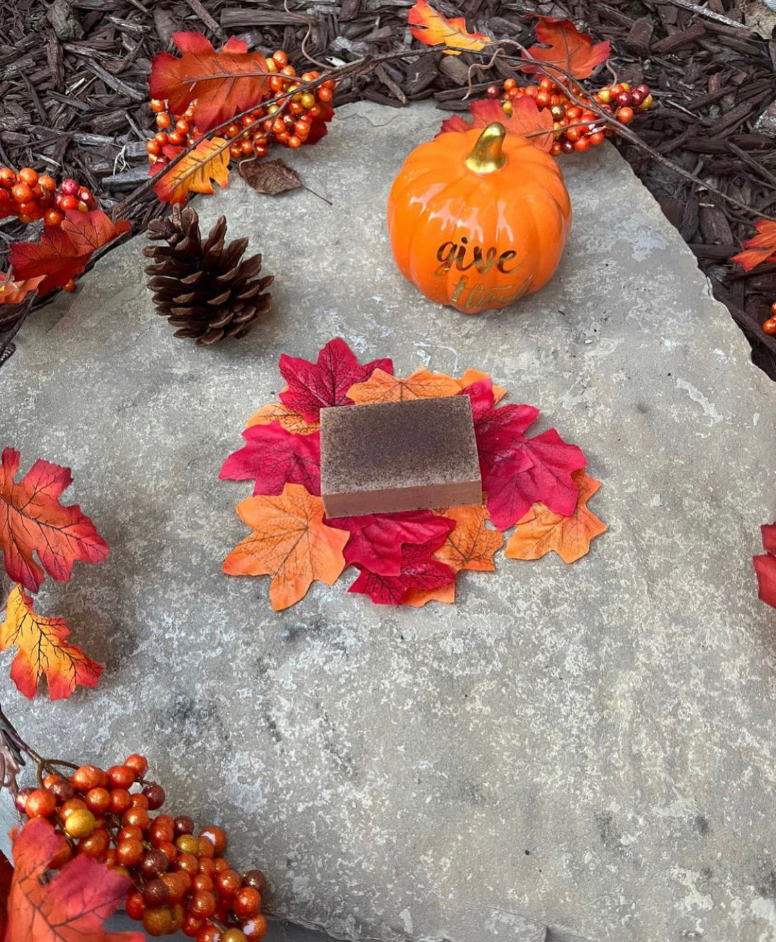 Almond chai soap bar