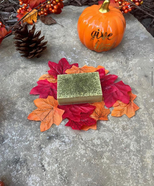 Matcha eucalyptus mint soap bar