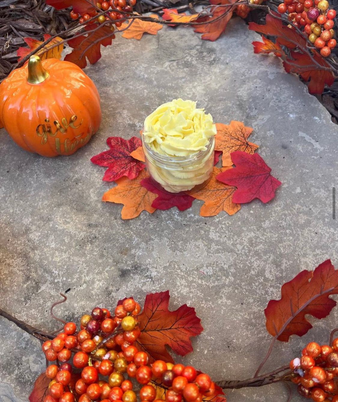 Apple cider whipped soap